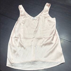 Everlane Cream Silk Tank Top